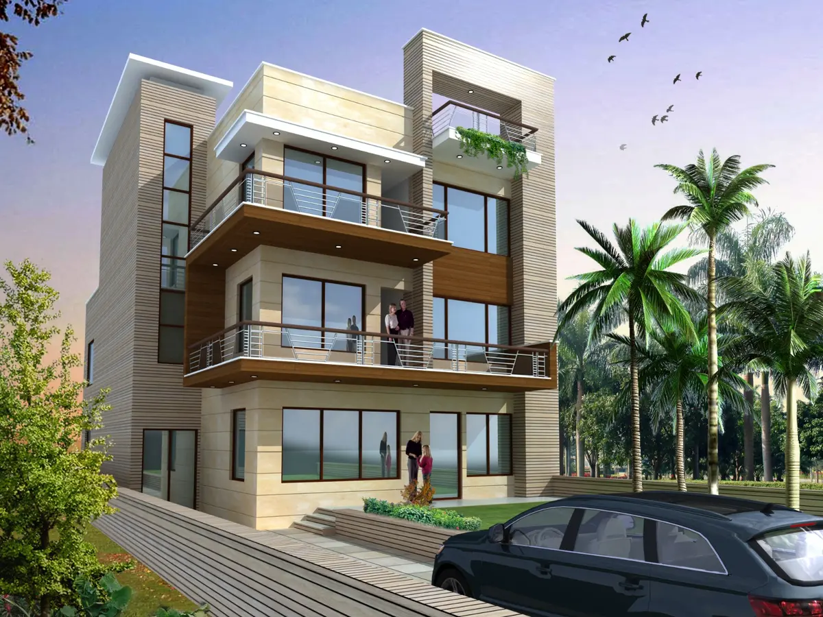 Luxury interior rendering